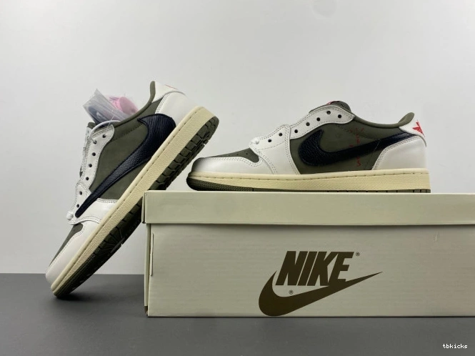Reps TBK TRAVIS JORDAN MEDIUM 1 X DM7866-200 AIR OG SCOTT OLIVE LOW 0801